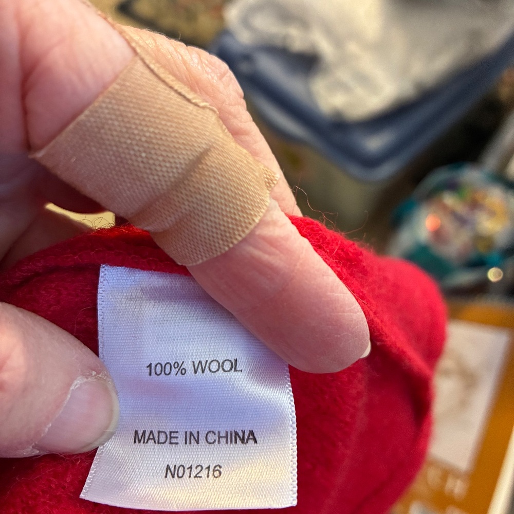 Appleseed's Red Boiled Wool Jacket - Picture 7 of 10